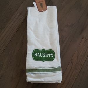 FREE WITH PURCHASE Naughty Nice Set of Towels